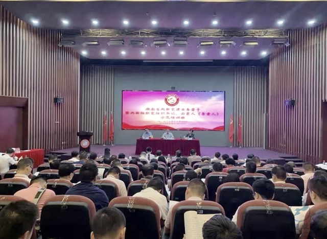 湖南省委組織部（兩新工委）組織的全省兩新黨建業(yè)務骨干暨兩新組織（非公有制經(jīng)濟組織和社會組織）黨組織書記、出資人（負責人）示范培訓班